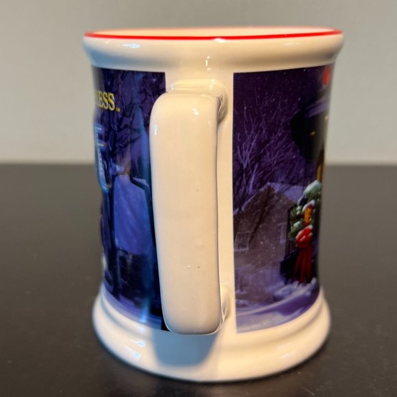 Pair of  Polar Express Christmas Mugs 3D Embossed Train BELIEVE ~ Warner Bros. - Picture 6 of 9